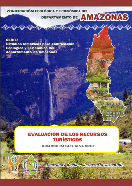 iv. inventario de los recursos turisticos del departamento de amazonas