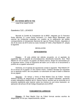 Resoluciones j. 20 - Real Federación Española de Fútbol