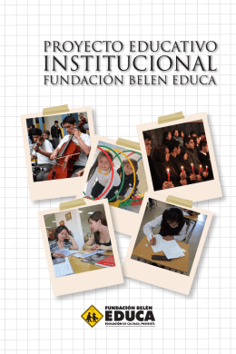 PROYECTO EDUCATIVO - Fundación Belén Educa