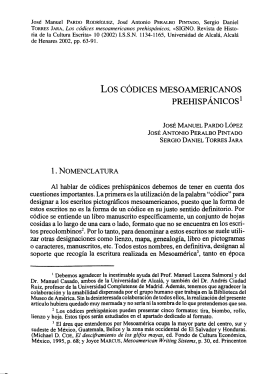 Los Códices Mesoamericanos Prehispánicos