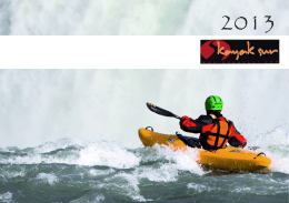Catálogo Kayak Sur 2013
