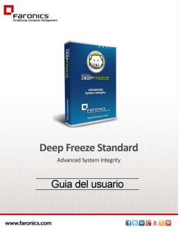 Deep Freeze Standard User Guide