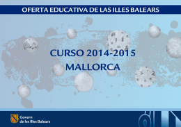 curso 2014-2015 mallorca - Col·legi Sant Vicenç de Paül (s`Arenal)