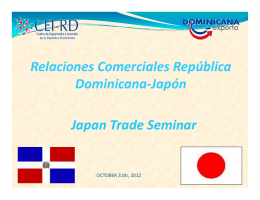 Relaciones Comerciales República Dominicana