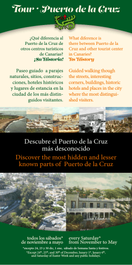 Descargar el folleto del Tour Puerto de la Cruz…