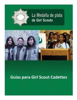Guías para Girl Scout Cadettes - Girl Scouts of Central Indiana