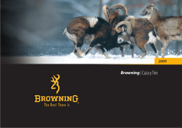 Browning| Caza y Tiro - Browning International