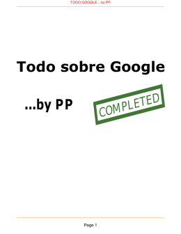 Todo sobre Google ...by PP - MNK EDUCATION PAGE pp4mnk