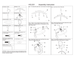 HVL531 Assembly Instruction