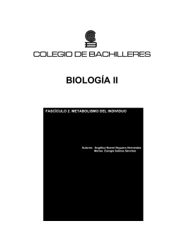 BIOLOGÍA II