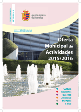 Oferta Municipal de Actividades 2015/2016