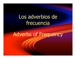 apuntes frequency adverbs