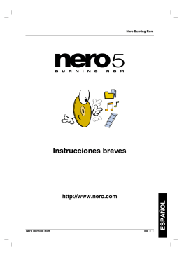 Manual Nero en Español