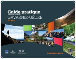 View brochure - Office de Tourisme de Gavarnie