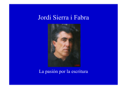 Jordi Sierra i Fabra - Fundación Alonso Quijano