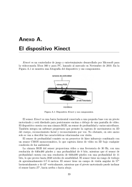 Anexo A. El dispositivo Kinect
