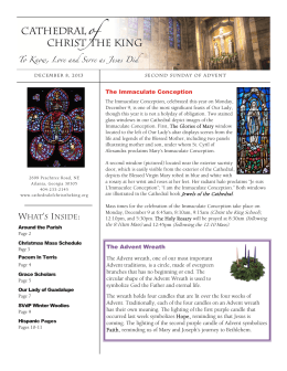WHAT`S INSIDE: - Cathedral of Christ the King