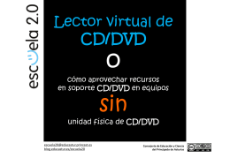 Lector virtual de CD/DVD - Educastur Hospedaje Web