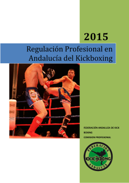 Regulación Profesional en Andalucía del Kickboxing