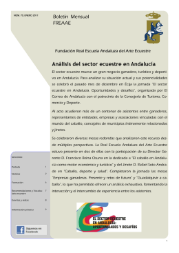 Análisis del sector ecuestre en Andalucía