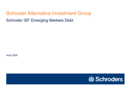 Schroder Alternative Investment Group