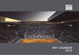 SKY LOUNGES - Mutua Madrid Open