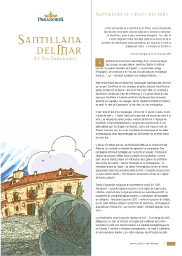 Santillana del Mar et son Parador [brochure]