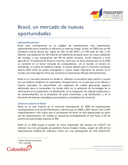 Brasil, un mercado de nuevas oportunidades