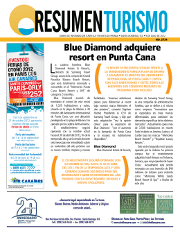 Blue Diamond adquiere resort en Punta Cana