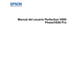 Manual del usuario Perfection V800 Photo/V850 Pro