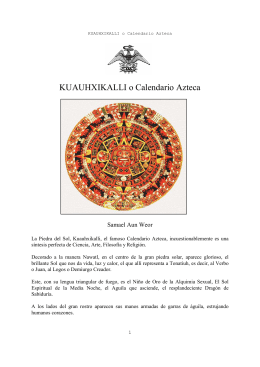 El Calendario Azteca - Los GNOSTICOS o GNOSIS