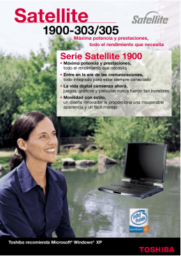 Serie Satellite 1900