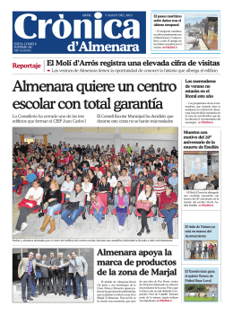 Almenara quiere un centro escolar con total garantía