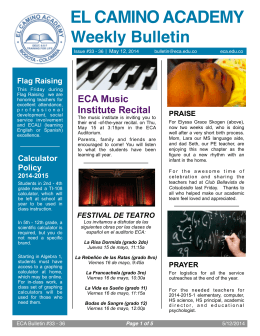 5/12 Weekly Bulletin