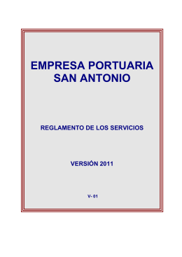 presentación - Empresa Portuaria San Antonio