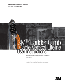 3M™ Ladder Climb Vertical Lifeline UI