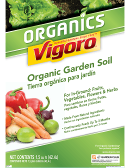 Organic Garden Soil - KellySolutions.com