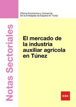 TÚNEZ Mercado Industrial Auxiliar Agricola