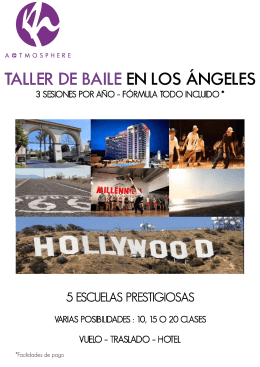 TALLER DE BAILE EN LOS ÁNGELES