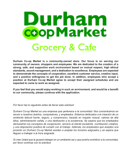 Durham Co-op Market is a community