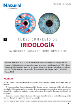 iridología - Natural Formación