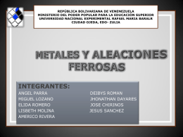 Metales y Aleaciones ferrosas (Estudiantes)