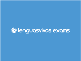 writing paper - Lenguas Vivas Exams