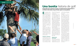 Una bonita historia de golf - Real Federación Española de Golf