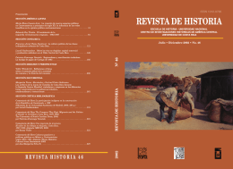 REVISTA DE HISTORIA - Universidad de Costa Rica