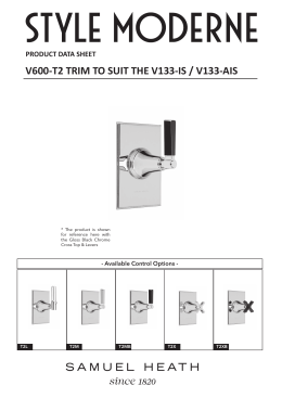V600-T2 Fitting Instructions