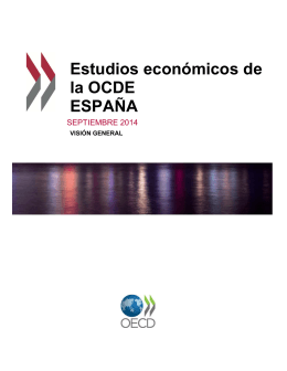 Estudios económicos de la OCDE ESPAÑA
