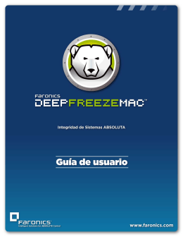 Deep Freeze Mac User Guide