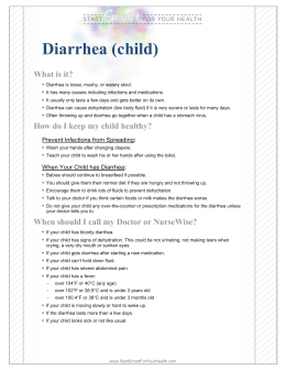 Diarrhea (child)