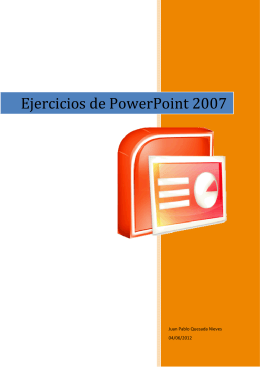 Ejercicios de PowerPoint 2007